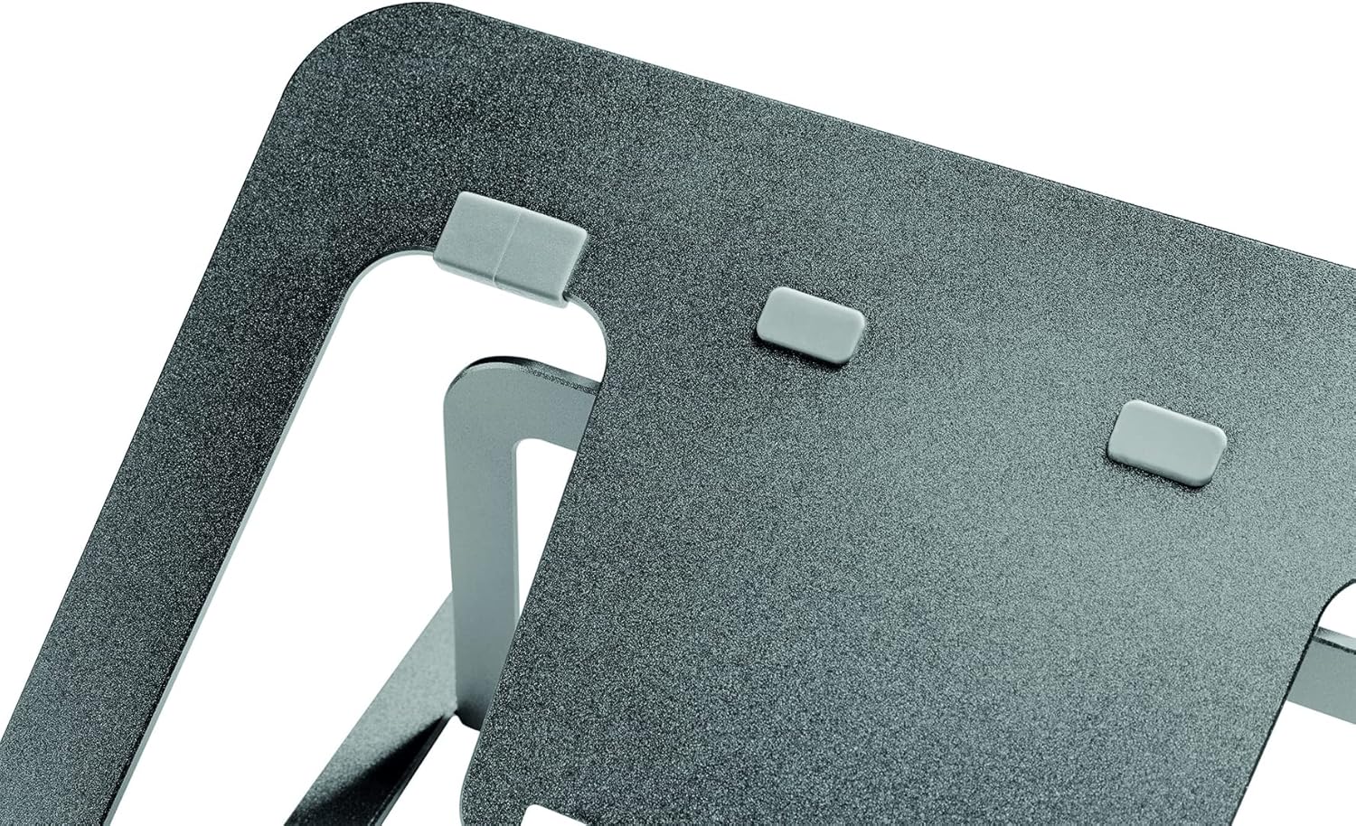 NewStar Notebook Desk Stand (Ergonomic) Grey Laptop, W125858500 ((Ergonomic) Grey Laptop Stand, Notebook Stand, Grey, 25.4 cm (10), 43.2 cm (17), 254-431.8 mm (10 -)
