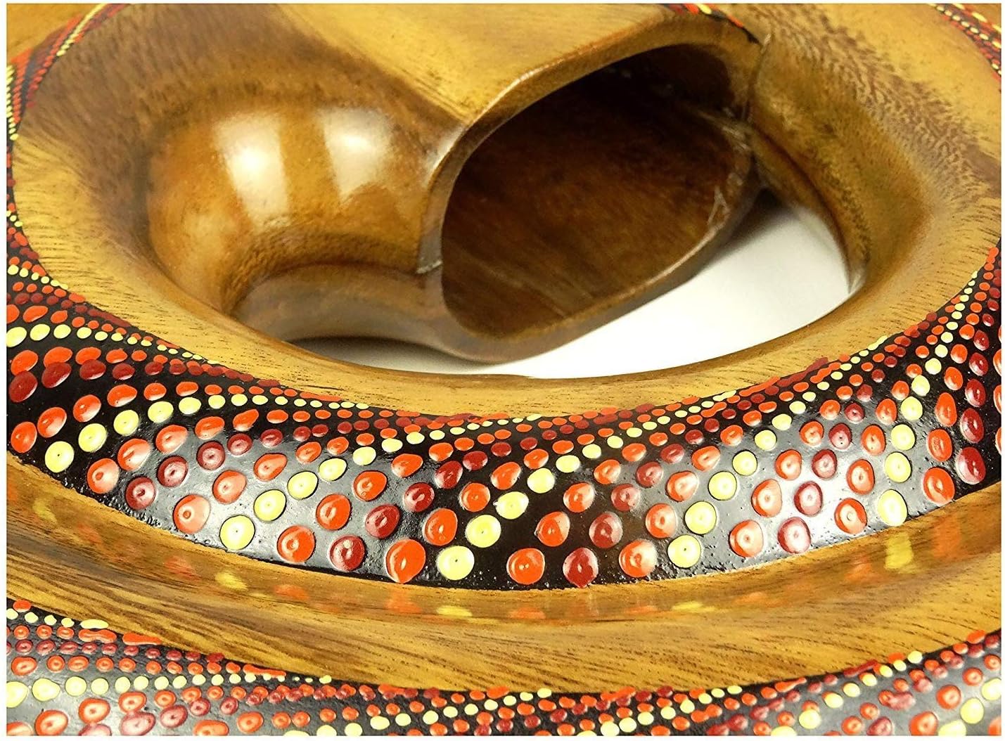 Buy Spiral Shaped Didgeridoo SOLID MAHOGANY Wood Didgeridoo Percussion