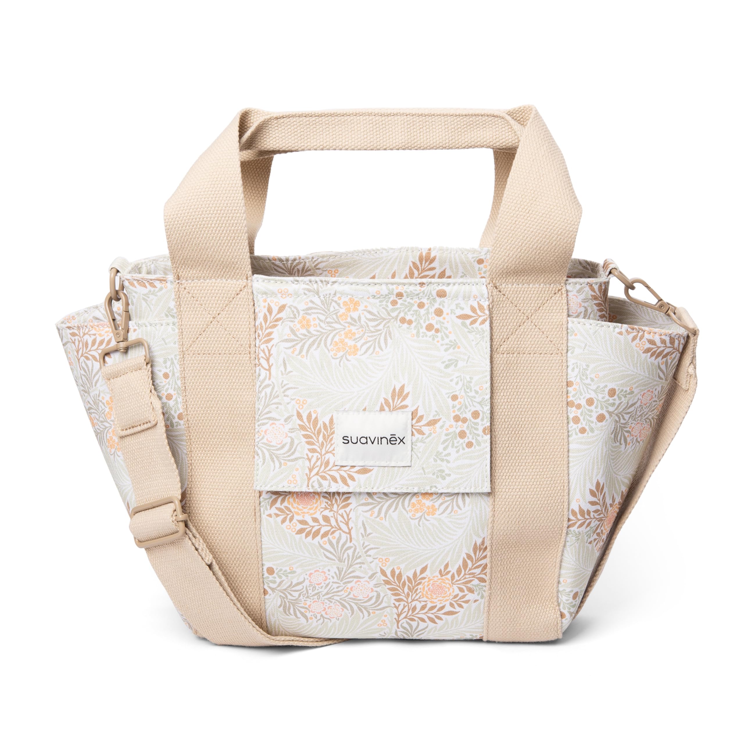 Suavinex Borsa Maternità Organizer per Passeggino con Manici Regolabili, Beige