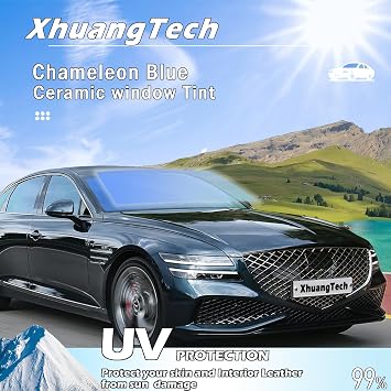 XhuangTech Car Window Tint 70% VLT, 70 Percent Nano Ceramic Window Tint Roll 30