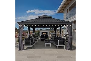 PURPLE LEAF 12x24 Gazebo: The Epitome of Outdoor Serenity