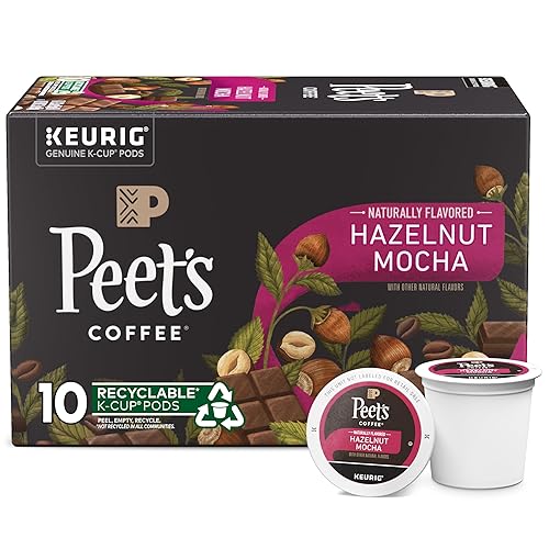 Vista 23 de Peet's Coffee Cápsulas K-Cup saborizadas, caramelo Brûlée (22 unidades) cápsulas de una sola porción compatibles con cafeteras Keurig