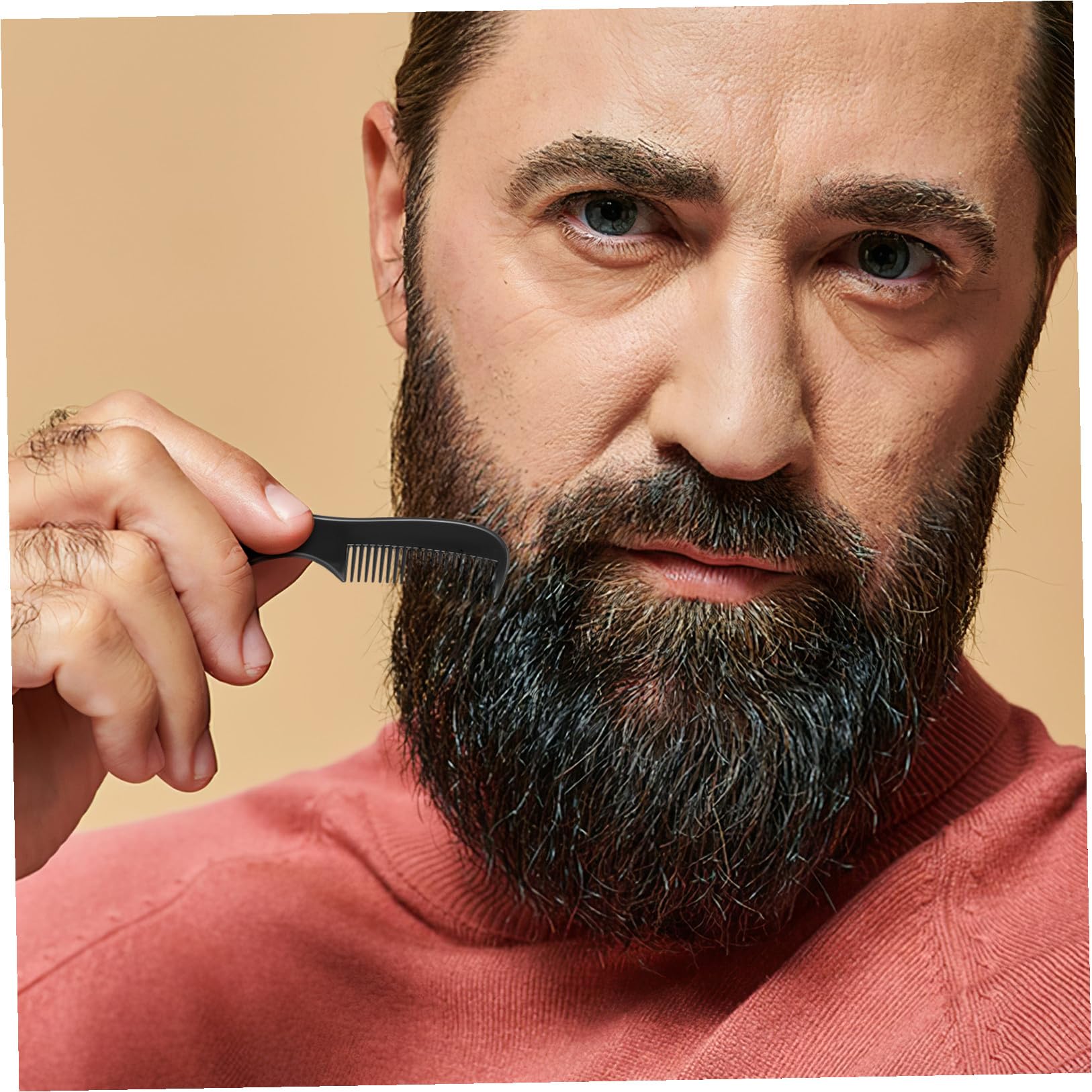 Mikinona 50stücke Teiliges Herren Pocket Kamm Für Bartpflege Und Haarstyling Bartkamm Mit Feiner Verarbeitung Für Unterwegs Für Glänzendes Und Gesundes Haar