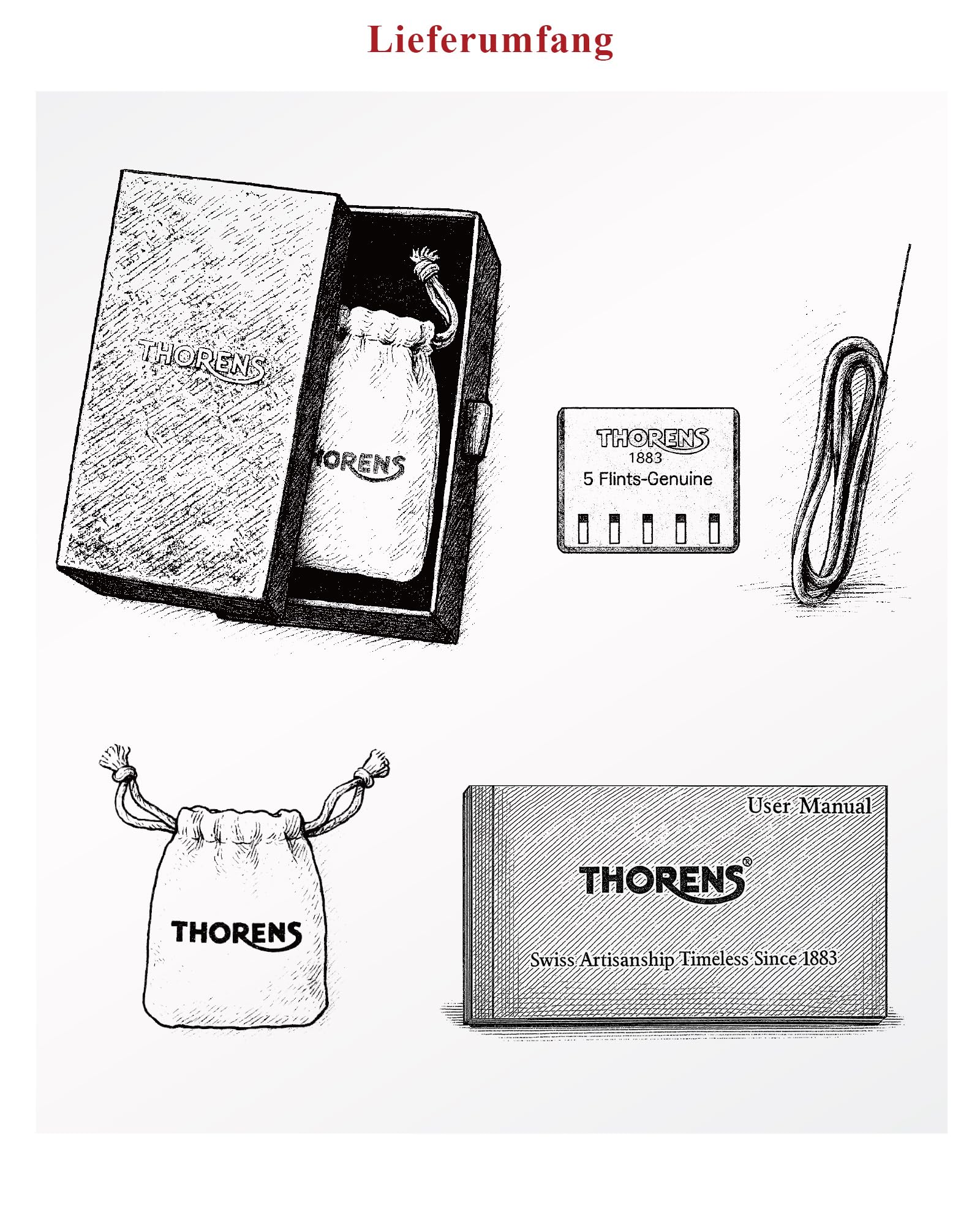 THORENS Gen 1 Single Claw Water Ripple Benzinfeuerzeug, Messing | Vintage, Softflamme, Autozündung, nachfüllbar, Sicherheitssperre, galvanisiert, Gravur, Luxus, Sammlerstück, Ehemann-Geschenk