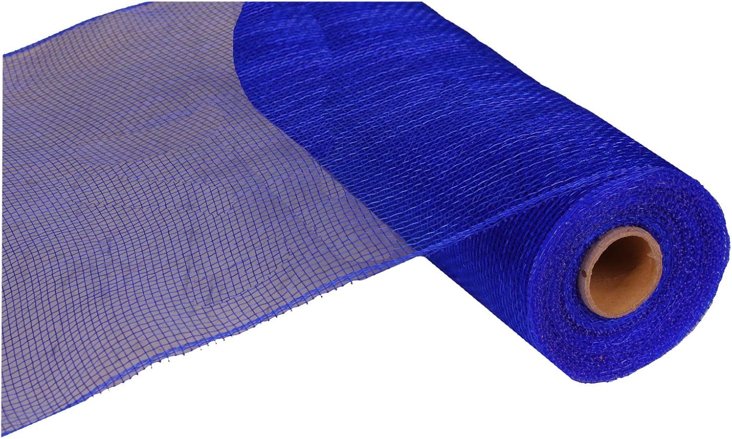 10 Inch x 30 Feet Deco Poly Mesh Ribbon - Purple Non Metallic : RE130225