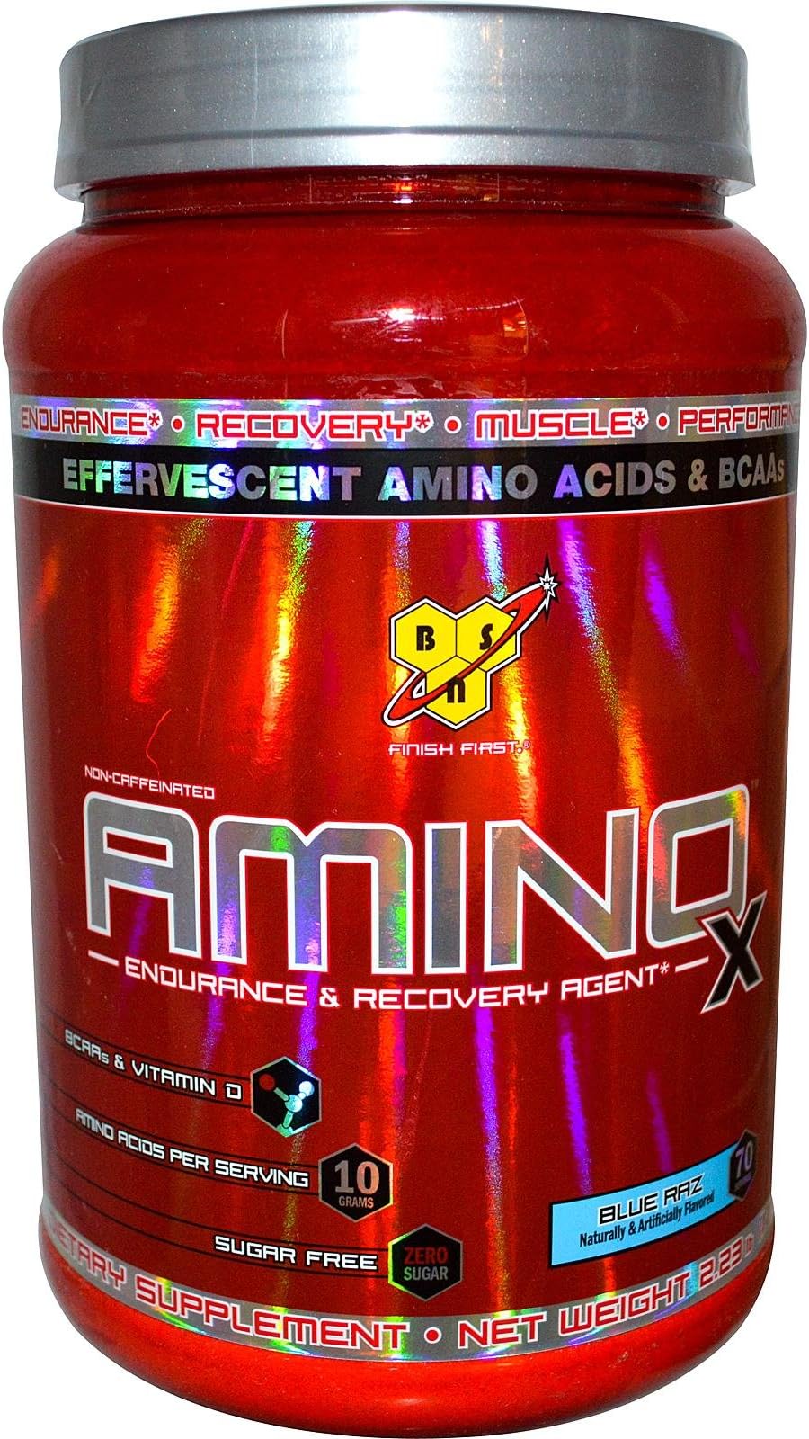 BSN - Amino X Blue Raspberry 70servings - 2.23 LBS