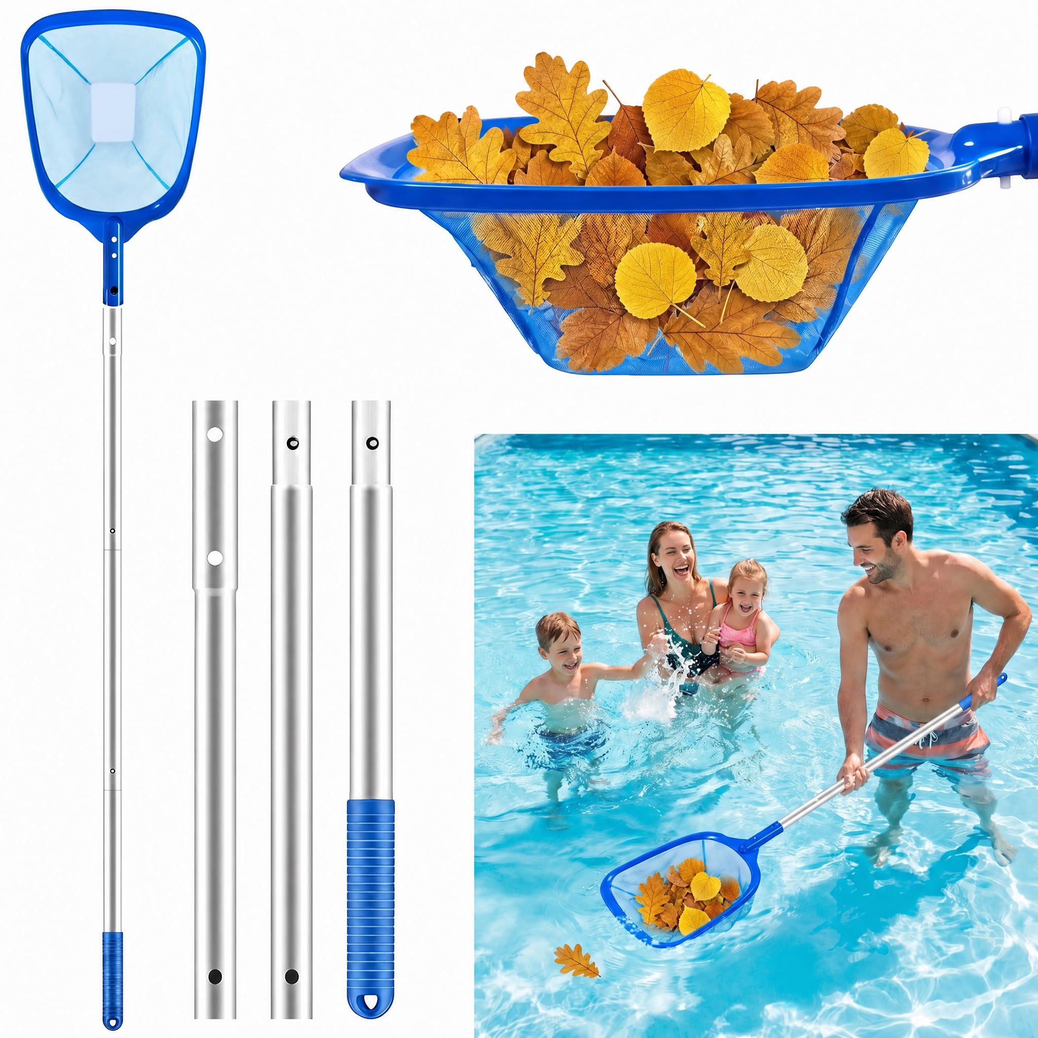 épuisette de piscine filet standard
