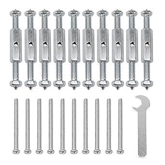 Rrina 10Pcs 86 Type Wall Box Repair Tool Electrical Light Switch Socket Junction Stash Bottom Boxes Repairer Cassette Embedded Installation Maintenance Support Rod