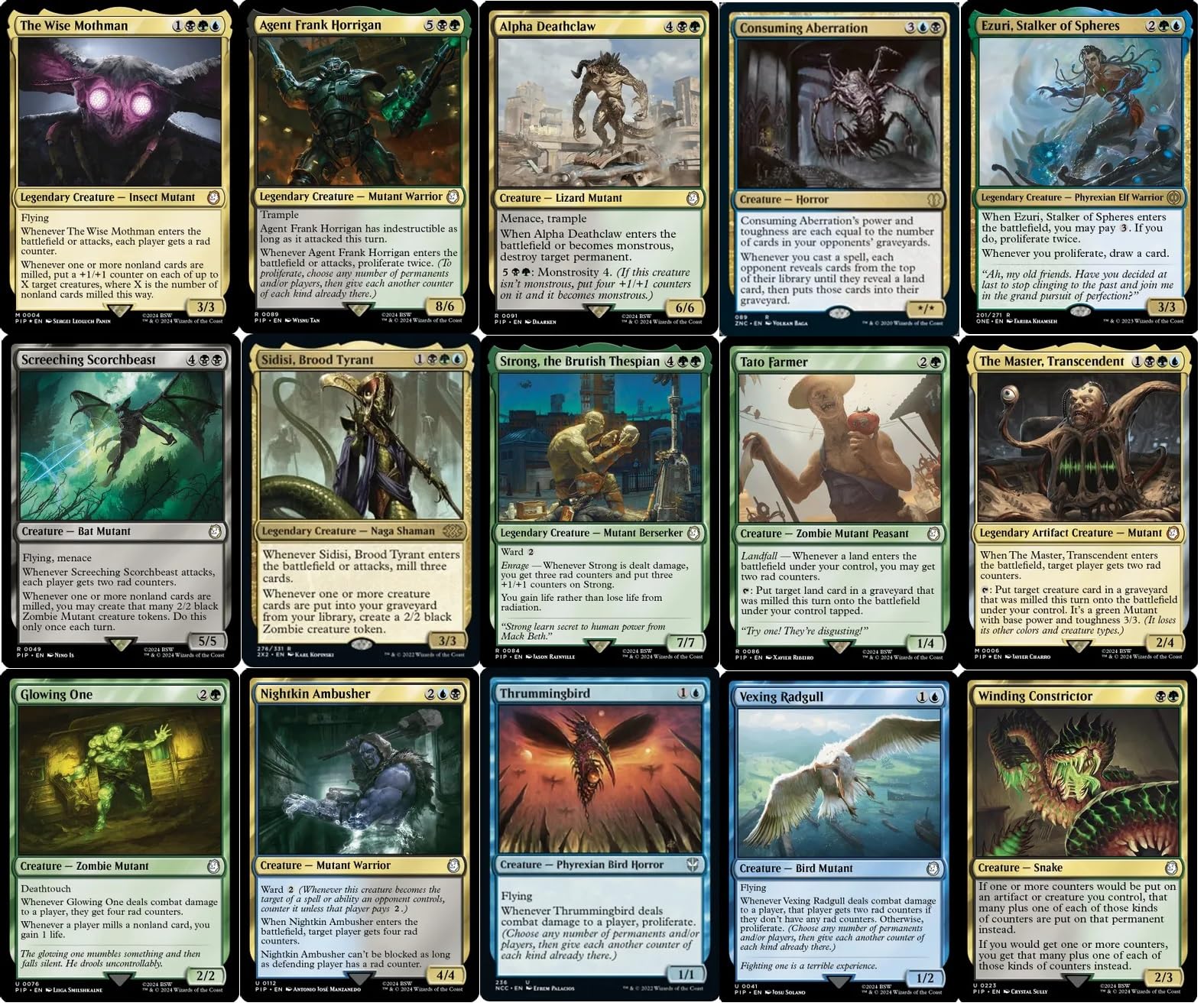 Amazon.com: Elite Commander Mill/Pump Deck - The Wise Mothman - Sultai  Green Blue Black - EDH cEDH - 100 Card - Custom MTG Deck
