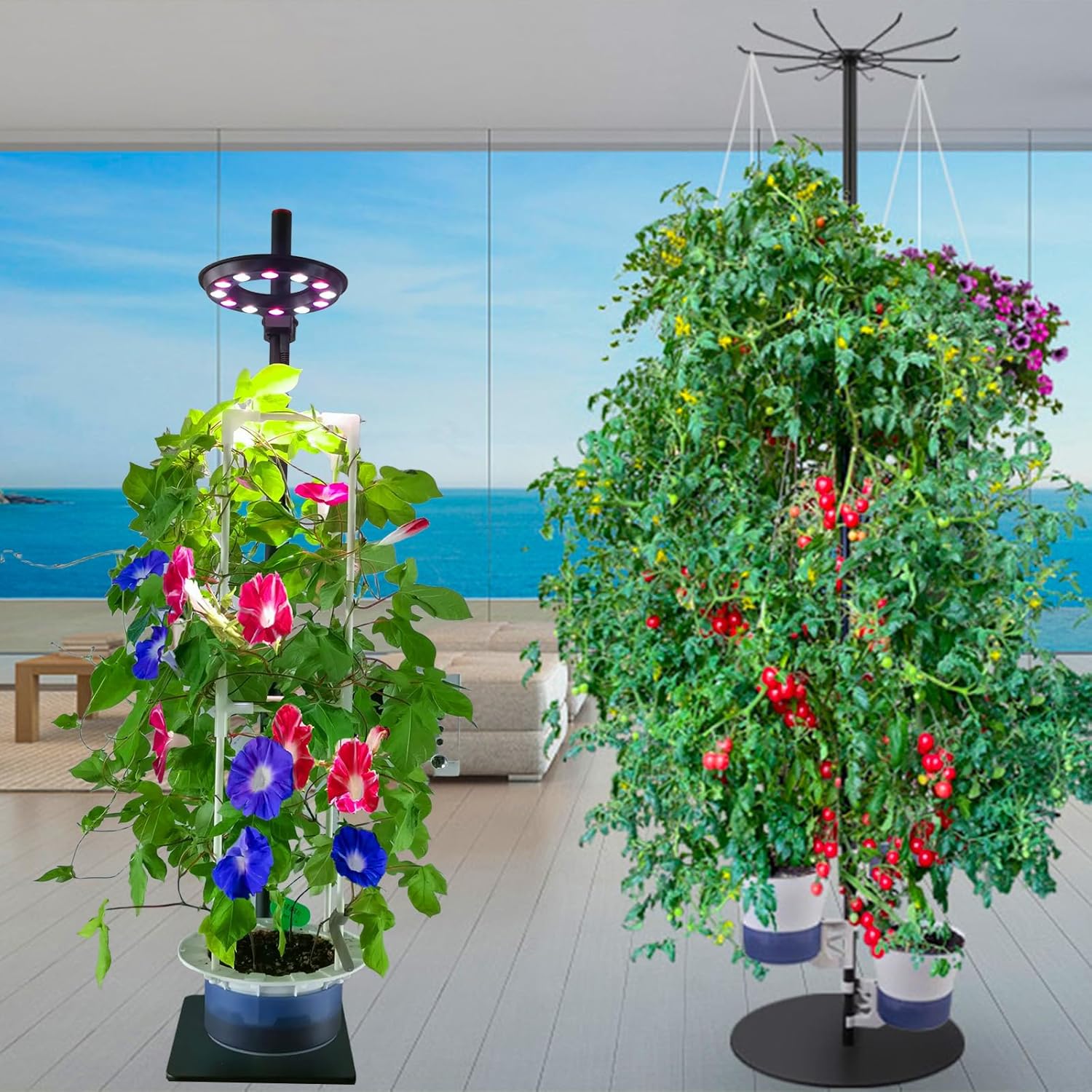 DIY Hydroponics Growing System Tower Garden Kit