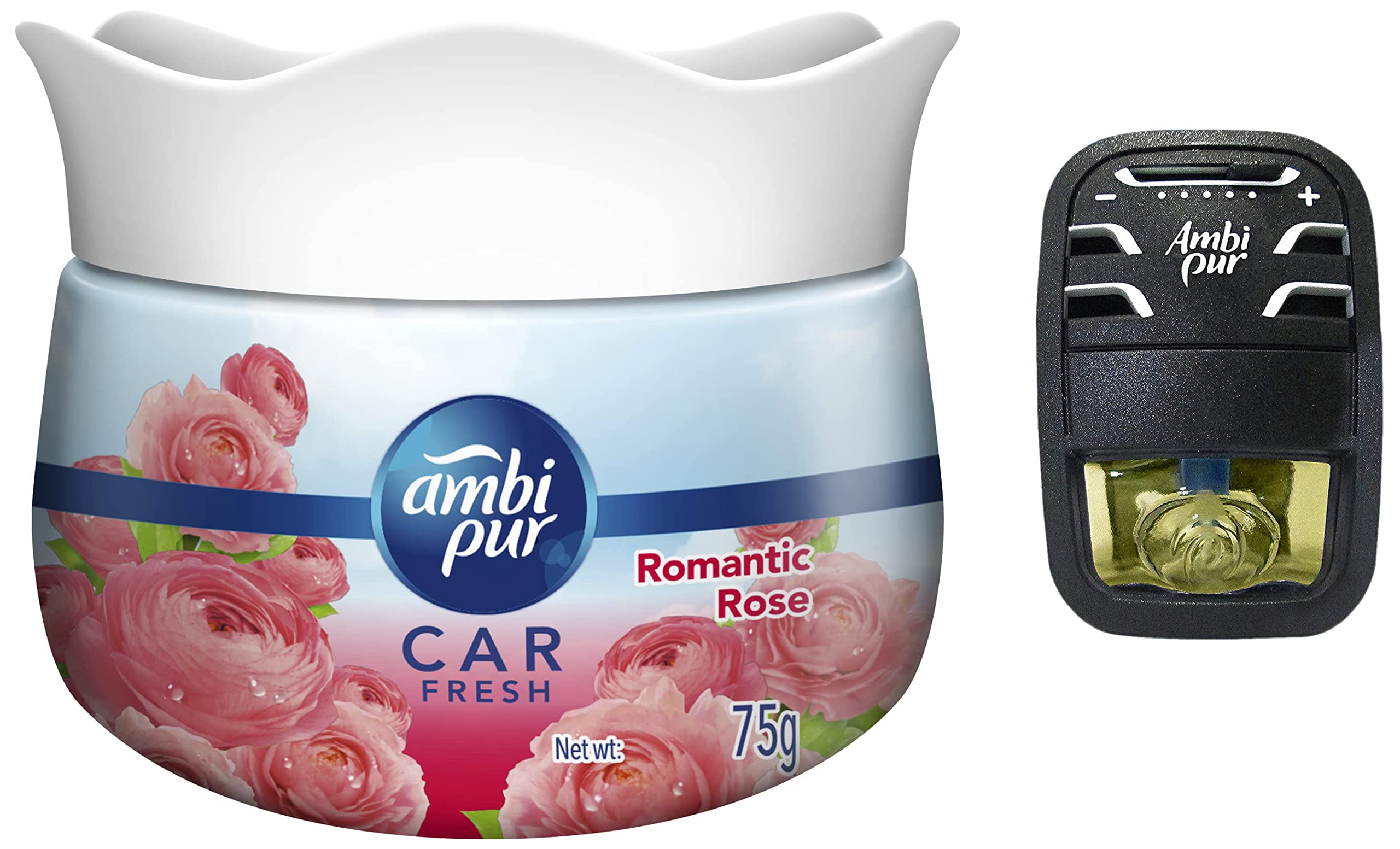 Ambi Pur Car Freshener Gel, Romantic Rose, 75 g & Lavender, Starter Kit, 15 ml (B09RYKHFX7) Amazon Price History, Amazon Price Tracker