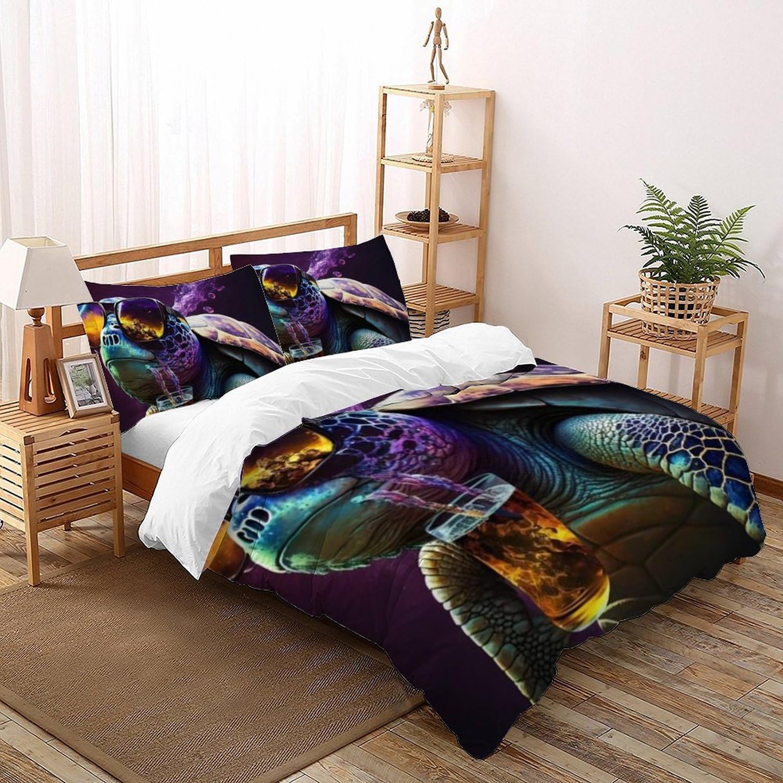 Housse de couette tortue marine pour une ambiance oceanique dans la chambre