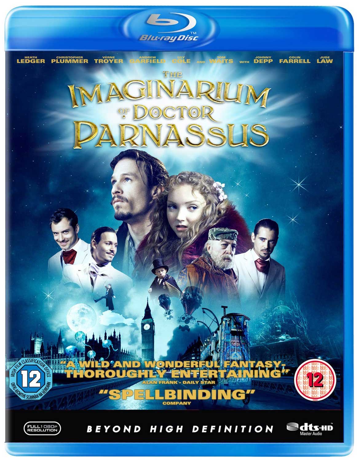 The Imaginarium Of Doctor Parnassus Blu Ray  New & Sealed