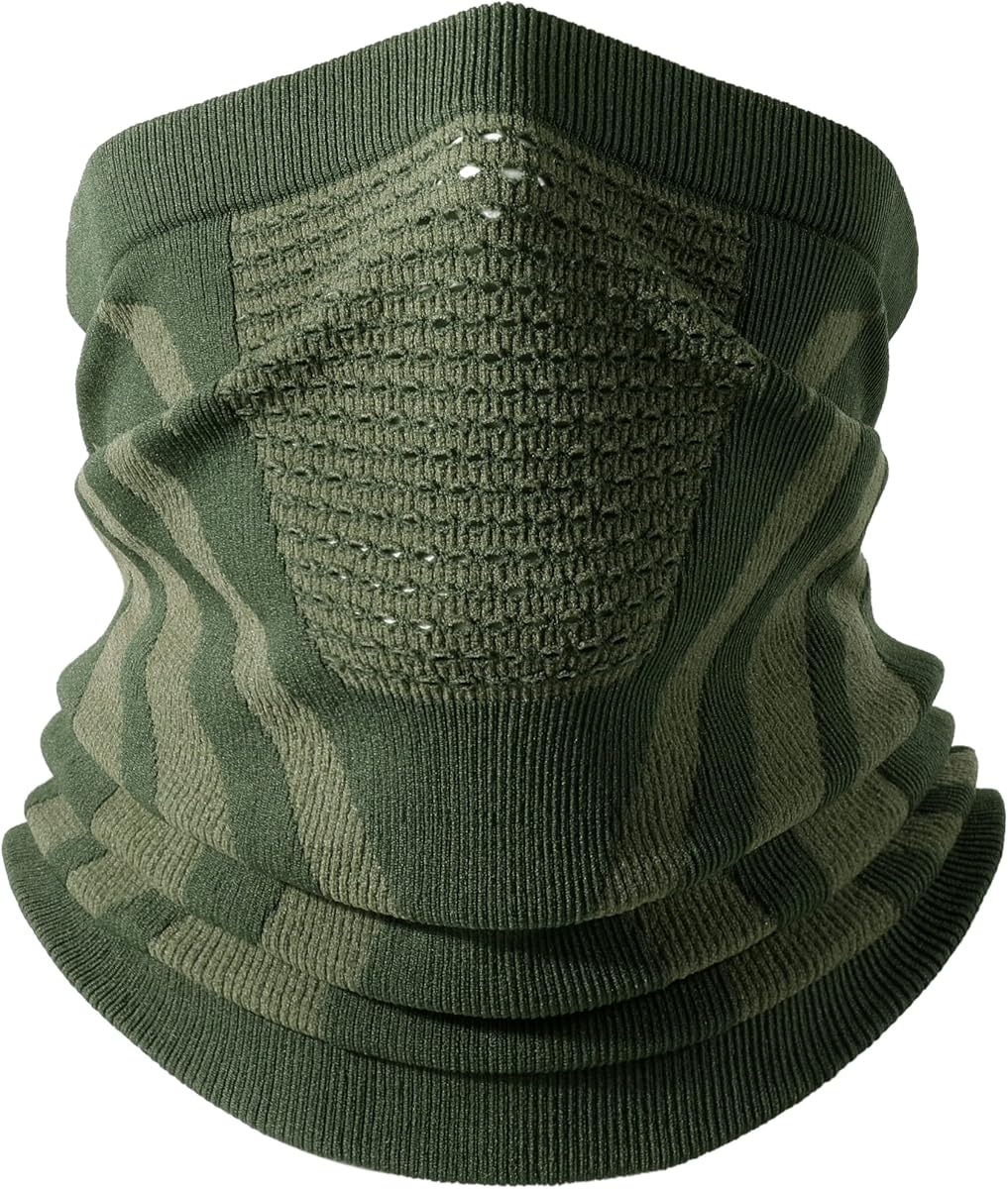 WTACTFUL Winter Neck Warmer Face Mask, Windproof Breathable Anti-Fog