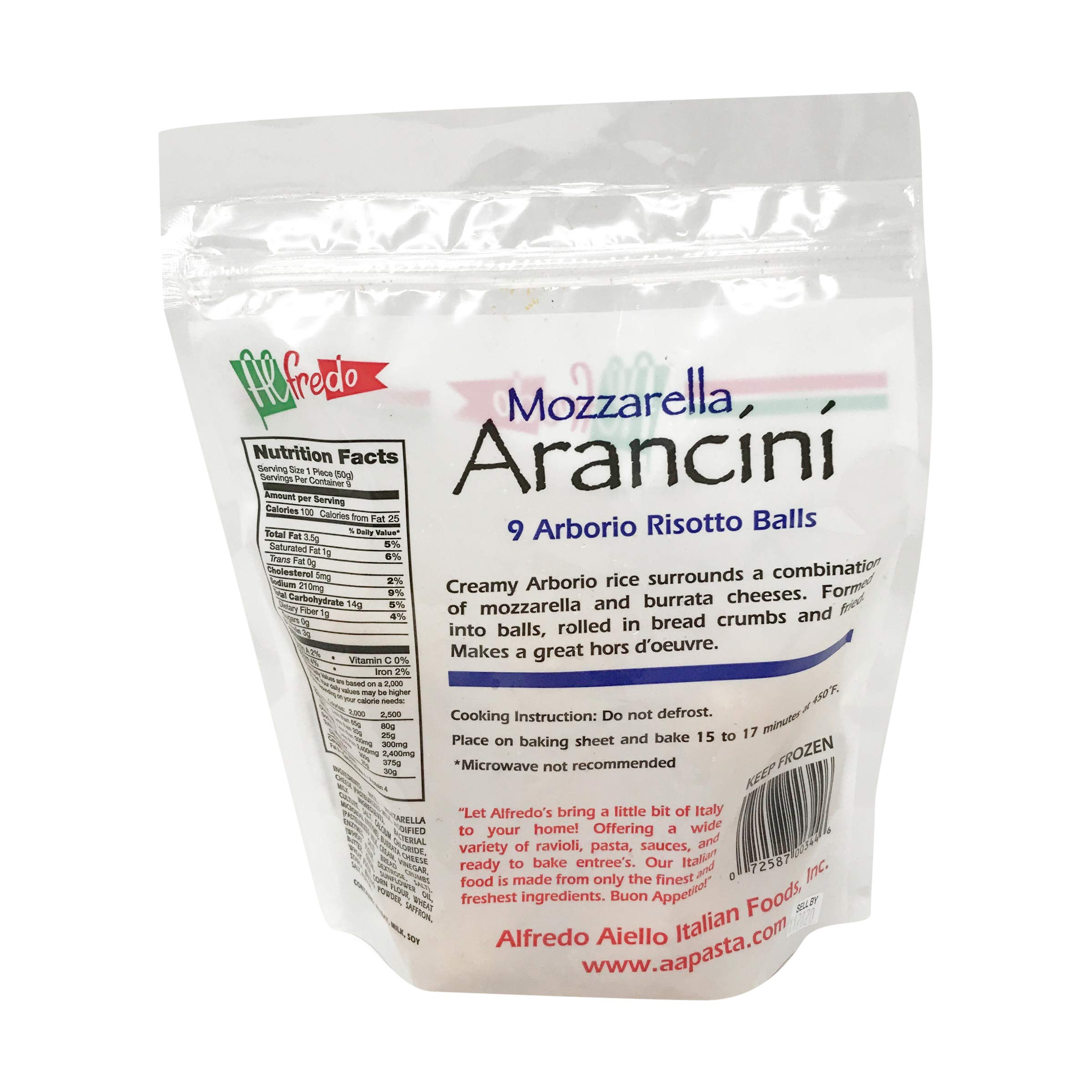 ALFREDO Mozzarella Arancini Pasta, 15 OZ | Grocery Pickup