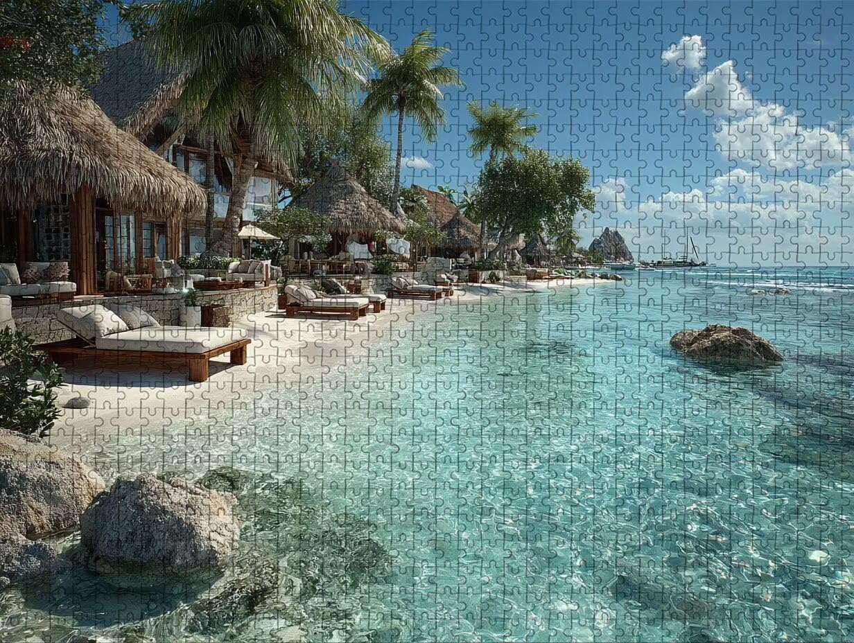 Vista Al Mar Puzzle Madera 2000 Piezas, áRbol Puzzle Adultos con Caja 99x70cm, Rompecabezas Desafiante, para Hombres Mujeres Adolescente, Juegos de Rompecabezas Creativos, Decoracion Hogar, L-4933
