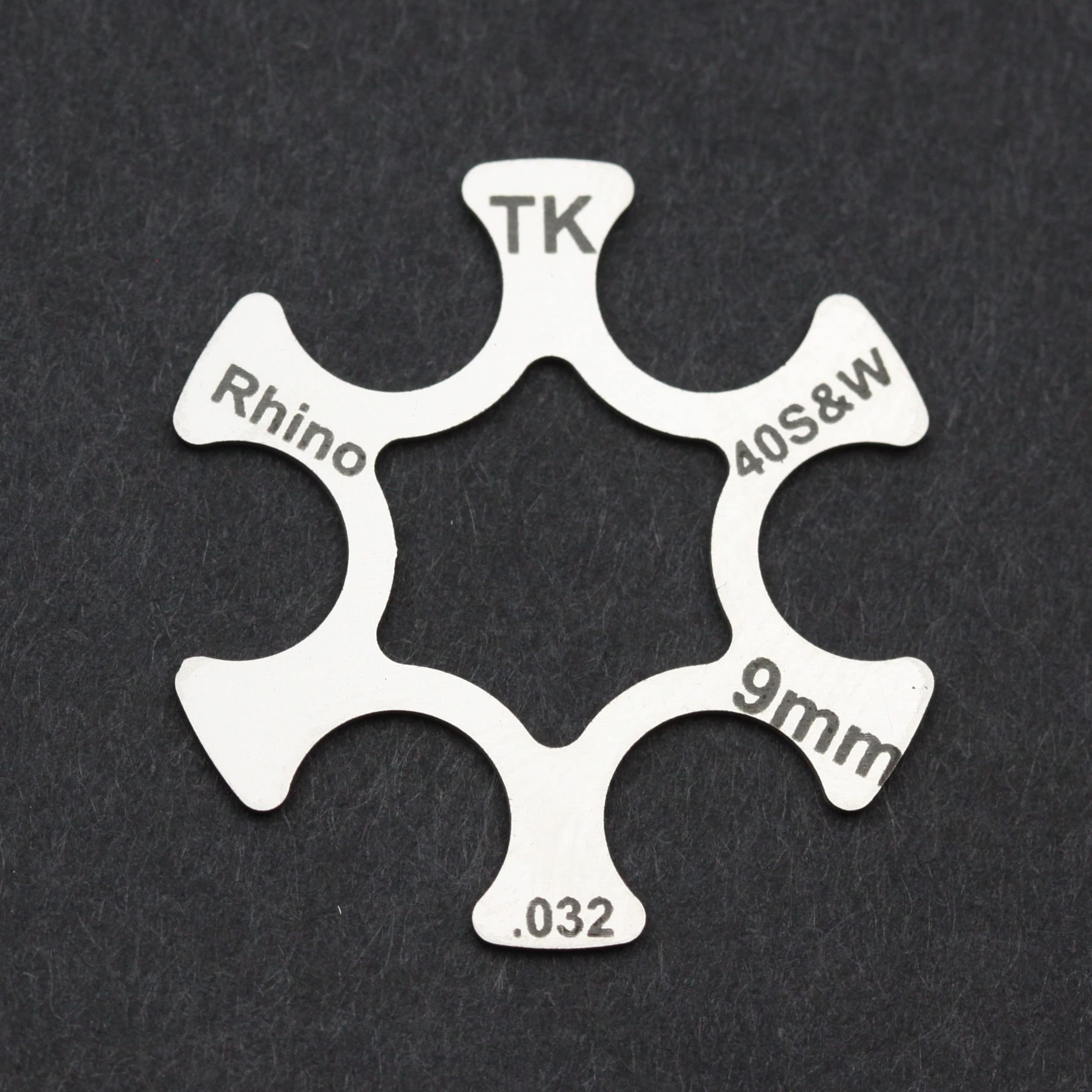 10 Moon Clips - Premium Moon Clip for Chiappa Rhino 40DS 9mm/.40 Revolver | Speedy Stainless Steel Moon Clips for Easy Loading and Unloading | Made in USA