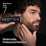Braun Series 7 Beard Trimmer for Men, BT7525, Black/Slate Grey - 2