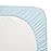 American Baby Company Heavenly Soft Chenille Fitted Pack N Play Playard Sheet 27 x 39, Warm and Cozy Chenille Pack and Play Sheet, Blue, for Boys and Girls, Fits Most Mini Crib Mattresses