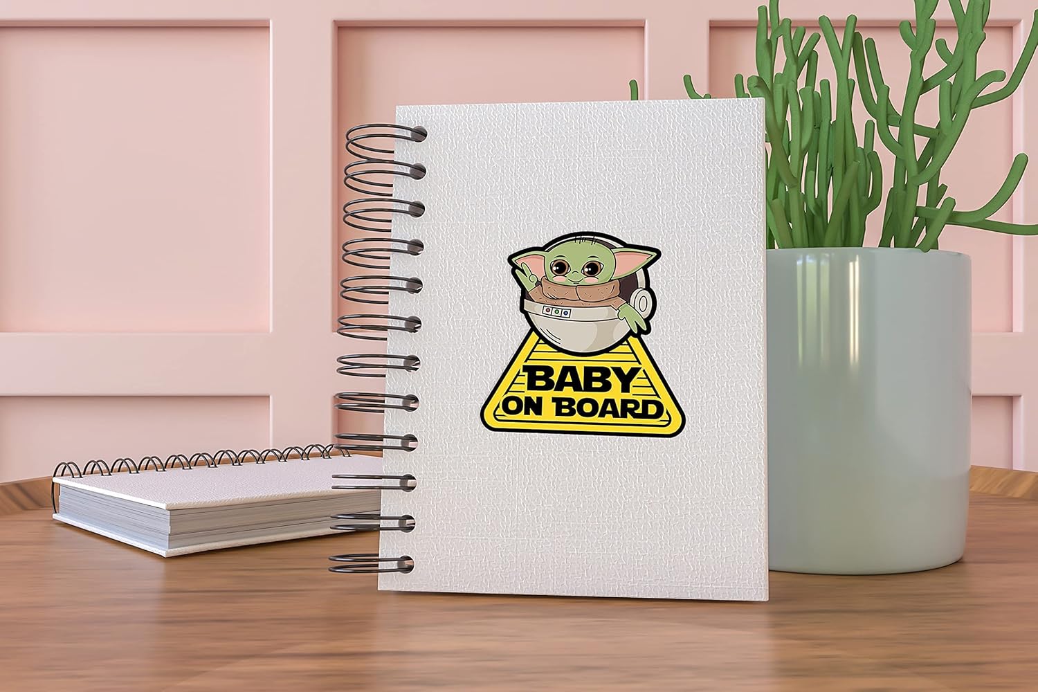 Baby on Board Sign Sticker for Car Non Magnet, 2-Pack, 5 Inch Tall, Baby on Board Safety Sticker for Cars. Easy Peel and Stick,Cute Baby Anime Alien Baby boy Ride Safety Sticker for Trucks and Cars.