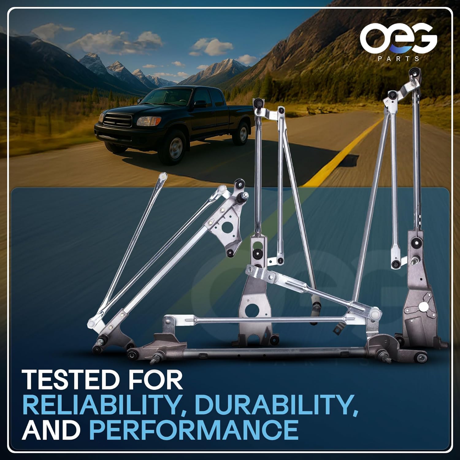 New Wiper Motor Linkage Compatible with Pontiac Grand Am 03-05 Front 19120840 22712505 602-217 WPL133