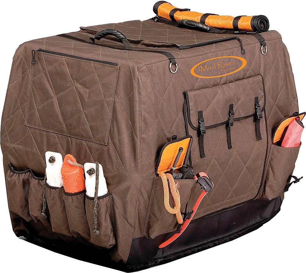 Mud River Dixie Insulated Kennel Cover - Medium (Brown)