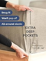 Vista 111 de Extra Deep Pocket Split King Sheets - 5 Piece Breathable & Cooling Bed Sheets - Hotel Luxury Bed Sheet Set - Soft, Wrinkle Free & Comfy - Easily