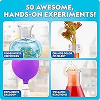 Vista 4 de National Geographic Junior Chemistry Set - Kit completo de laboratorio de aprendizaje temprano con 50 experimentos científicos para niños y más