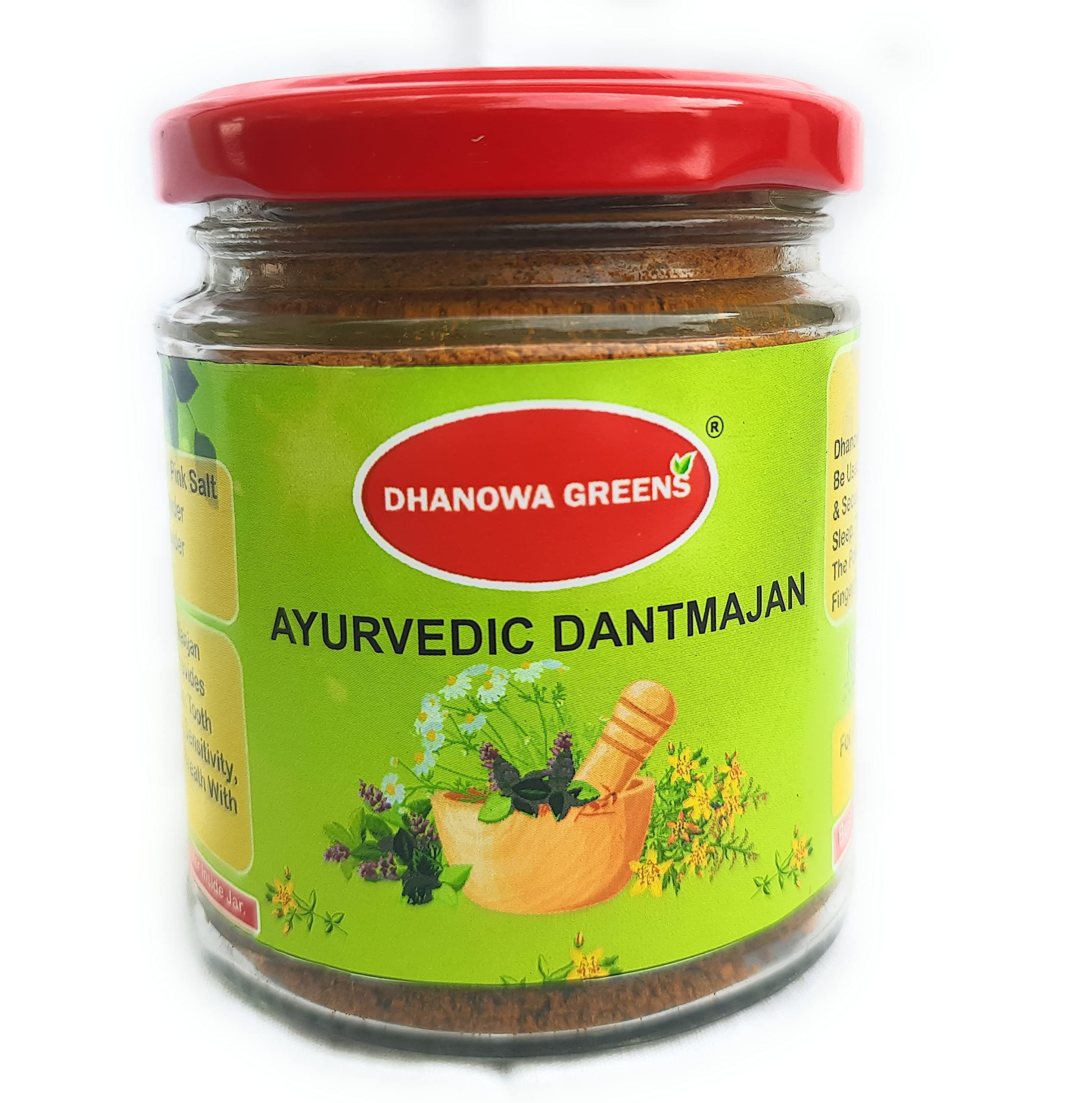 Dhanowa Greens Homemade Ayurvedic Dantmamjan Powder | Prevents Gum Swelling, Tooth Ache and Cavities | 100% Natural and Traditional Dental Care Ingradients | 200g (B09HZX5K8B) Amazon Price History, Amazon Price Tracker