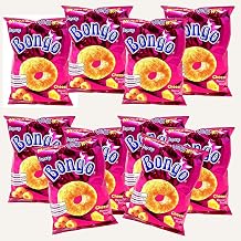 Fiji Bongo Cheese Flavor Snacks Value Pack Of 10 x 28g Ea Made with Real Unique Cheese Flavor