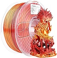 Vista 20 de AMOLEN - Filamento de impresora 3D de seda PLA, filamento brillante de seda púrpura PLA de 1.75mm, filamento PLA para impresión 3D para la mayoría