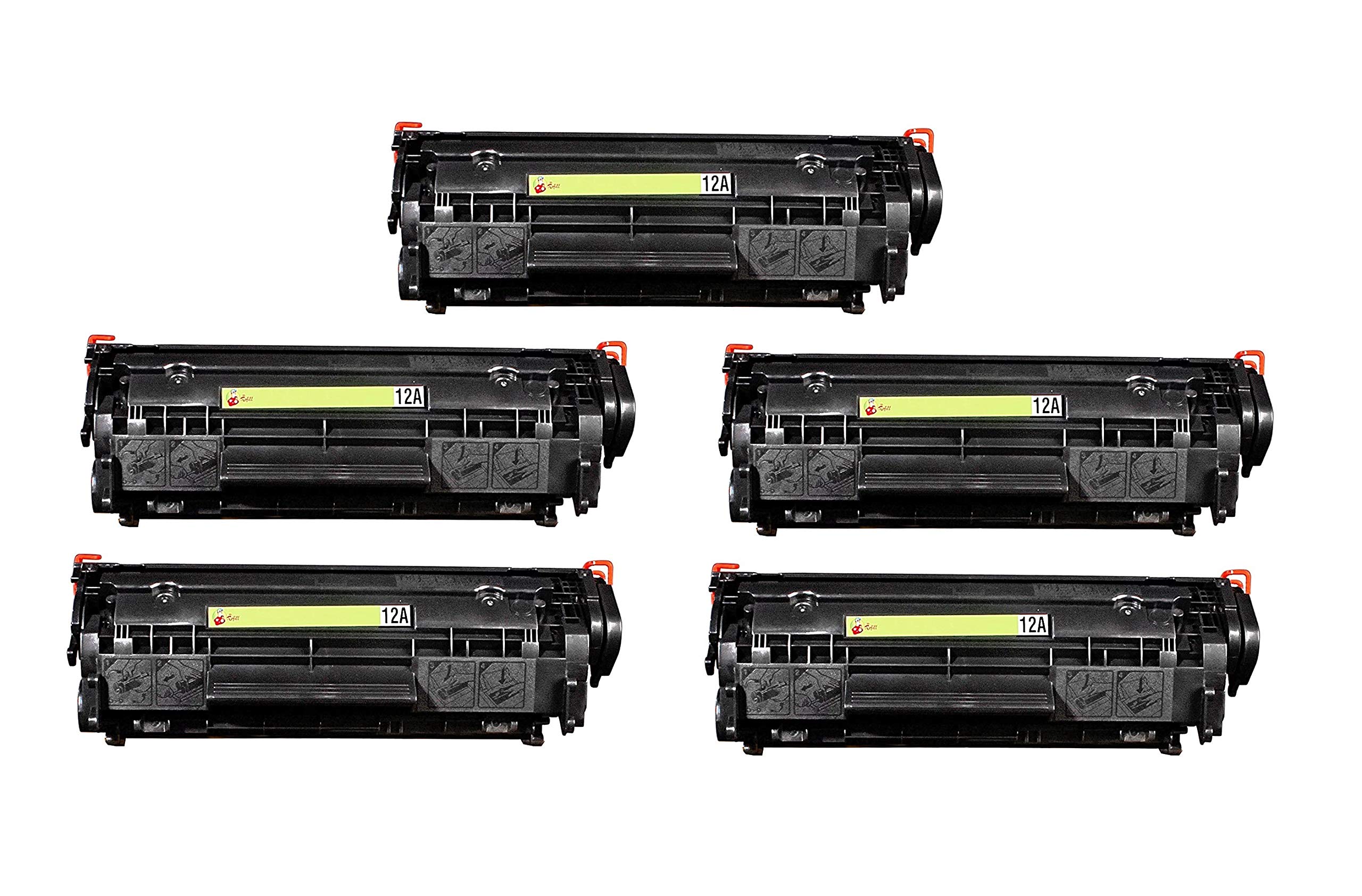 Anant Imaging Private LimitedMr.Refill 12A Toner Cartridge with a Yield of 2000 Neat and Clean Copies (Loaded with Anti-Humidity Resin - Pack of 5)