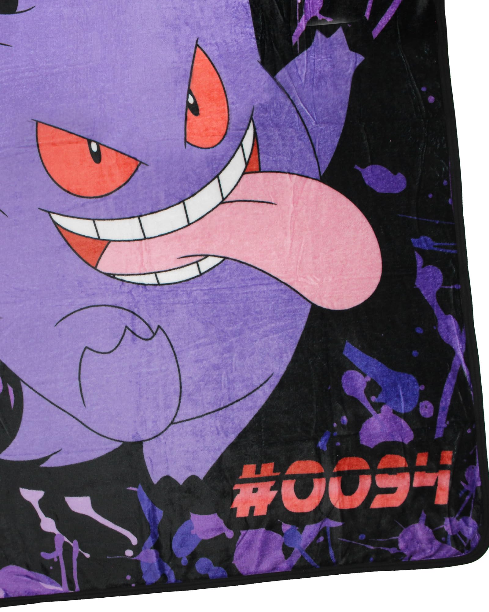 Amazon.com: Pokemon Gen 1 Gengar Trading Card Pokedex Throw Blanket
