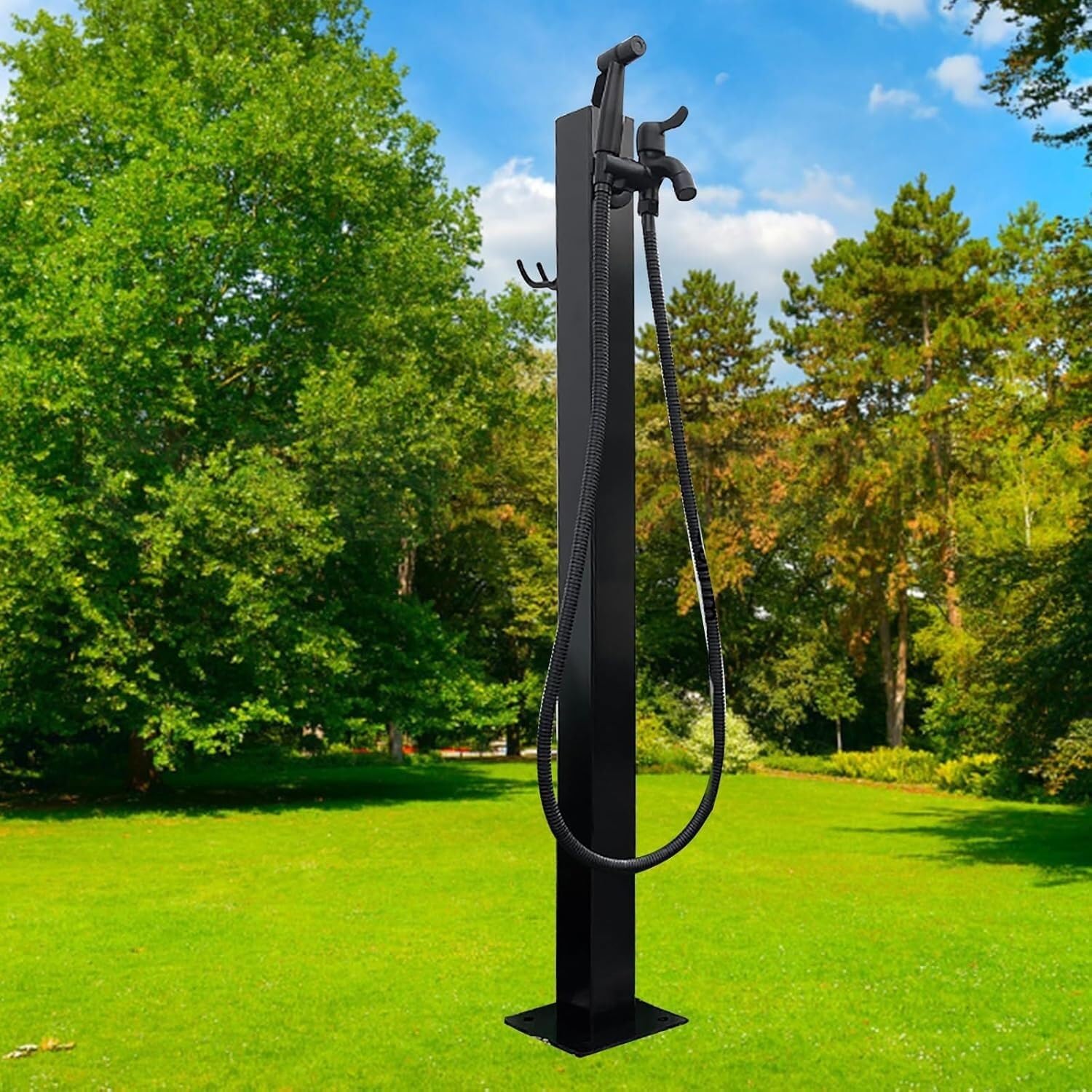 Epano One Color Lxxw Outdoor Faucet Water Column Freestanding Garden Water Column With Faucet，Frost Free Outdoor Faucet Vertical Hose Stand