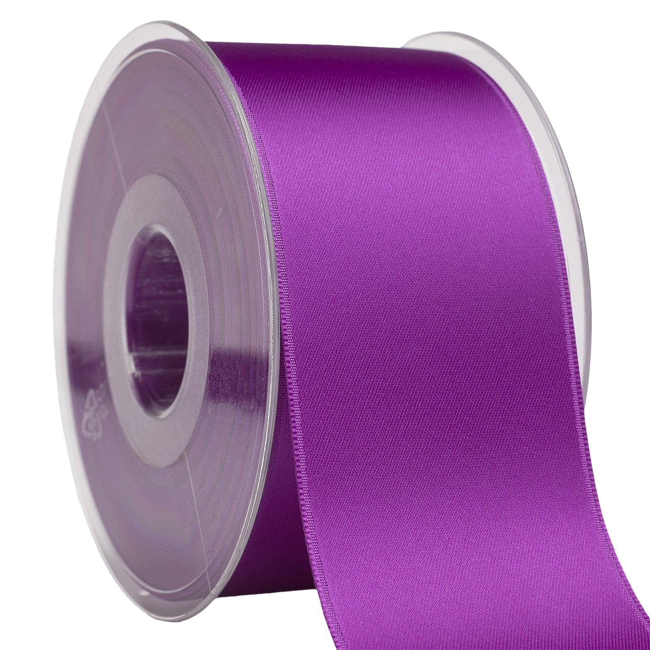 035 Swiss Ruban de Tissu satiné, Violet, 5,1 cm X 24,7 m