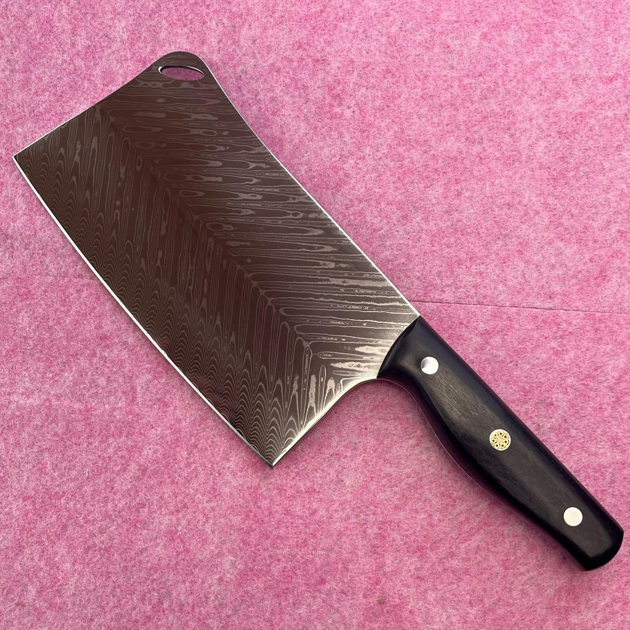 Meat Cleaver,Cleaver Knife, 7 Inch Sharp Kitchen Knives Wood Handle 10Cr15CoMoV 67 Layer Damascus Steel Blade Chef Machete Handmade Knife Bone And Poultry Tools