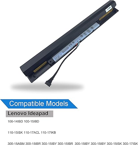 Miniatura 2 de Batería L15L4E01 L15L4A01 para Lenovo Ideapad 100-14IBD 100-15IBD 110-15ISK 110-17ACL 110-17IKB 300-15ABM 300-15IBR 300-15IBY 300-15IBY 300-15IBY
