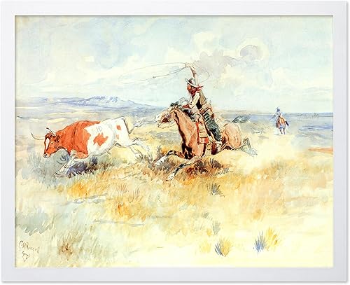 Miniatura 28 de Poster Master Póster vintage de paisaje – Póster de vaquero – Arte del Oeste – Diseño de pared del salvaje oeste – Regalo para hombres y mujeres –