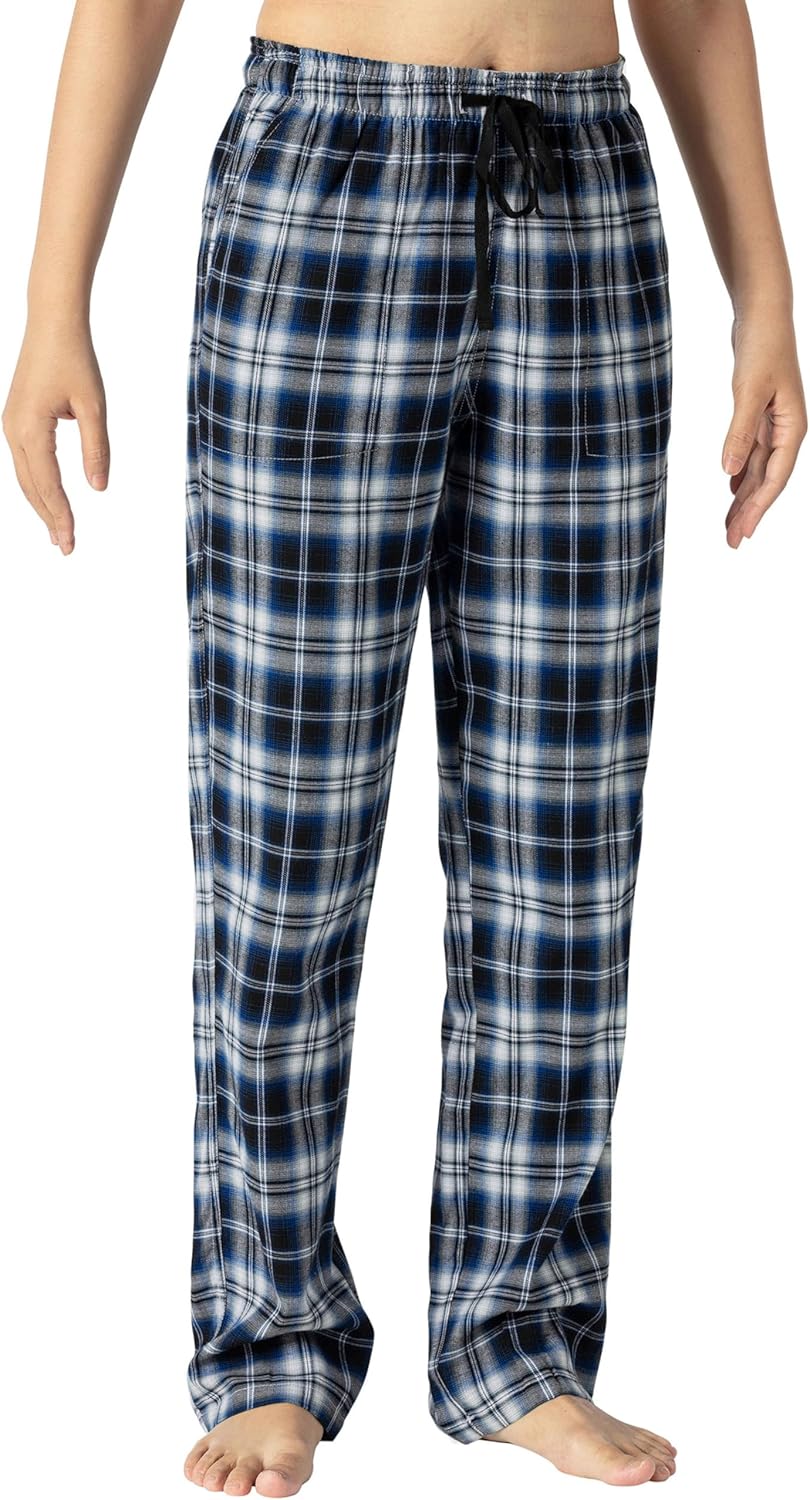 Womens Cotton Pajama Pant with Pocket Plaid Lounge Bottom Home Casual Loungewear Sleepwear Pjs Pant - Image 4
