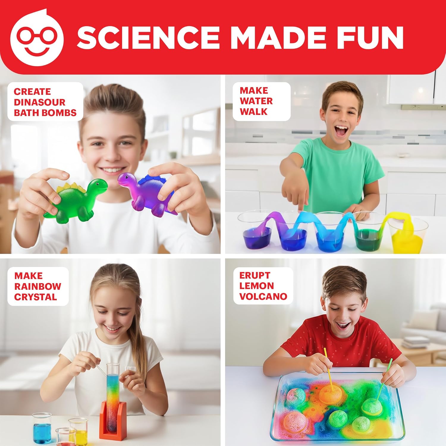 Doctor Jupiter Ultimate Science Kit, Chemistry Set for Kids Ages 8-10-12-14 | Birthday Gift Ideas for Boys & Girls 8,9,10+ Years Old | STEM Toy with 50+ Experiments | Learning & Educational Projects - Image 4