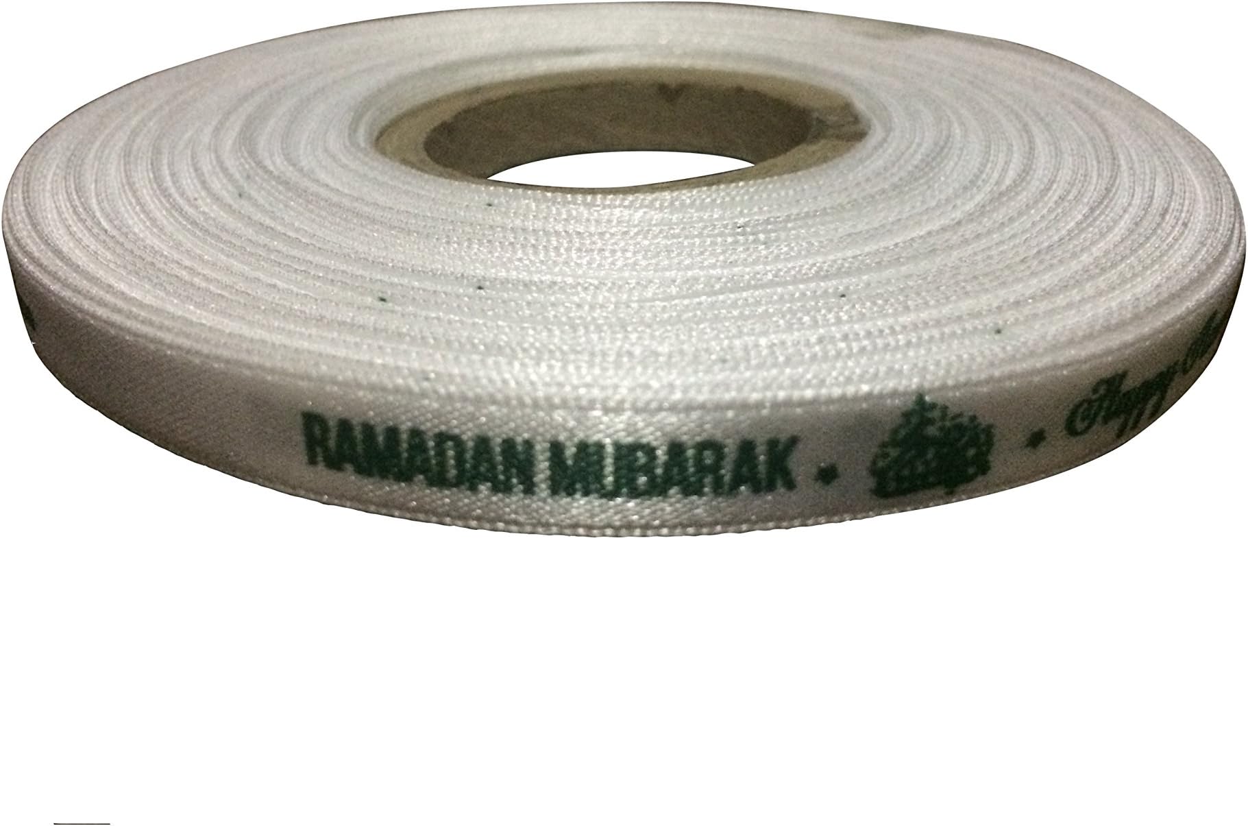 Ramadan Mubarak Ribbon(Green) 33 Yards,Ramadan Decorations