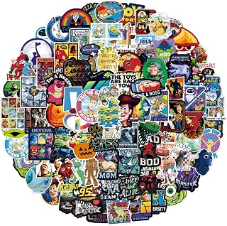 100Pcs ToyStorys Stickers for Kids, Pixars Cartoon ToyStorys Sticker for Kids, ToyStorys Decal Gifts for Boy, Waterproof Vinyl Sticker for Teen Water Bottle Laptop Phone