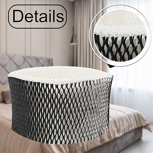 Miniatura 2 de PERTF Paquete de 2 filtros humidificadores HWF62 de repuesto para filtro Holmes A, HWF62, HWF62S, humidificadores de niebla fría Sunbeam SCM1100,