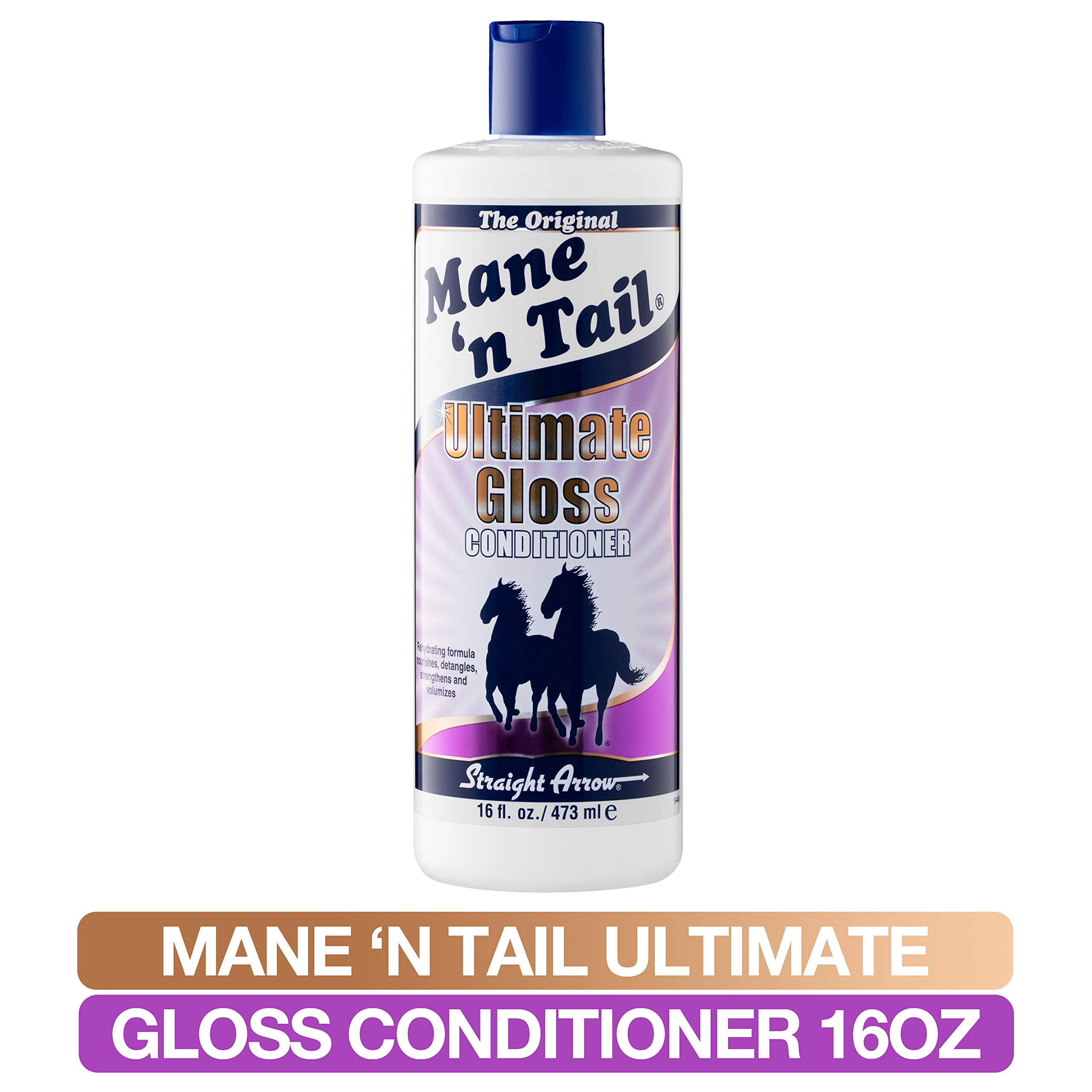 Mane 'n Tail Ultimate Gloss Conditioner 16 Ounce Deep Conditioning with Natural Oils Helps Restore Elasticity and Strength with Scalp Benefits