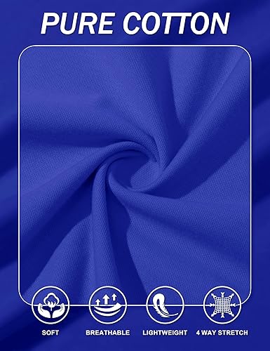 Miniatura 6 de MAGCOMSEN Camiseta sin mangas de algodón para hombre, camisetas de gimnasio para entrenamiento muscular, absorbe la humedad, ligera, casual