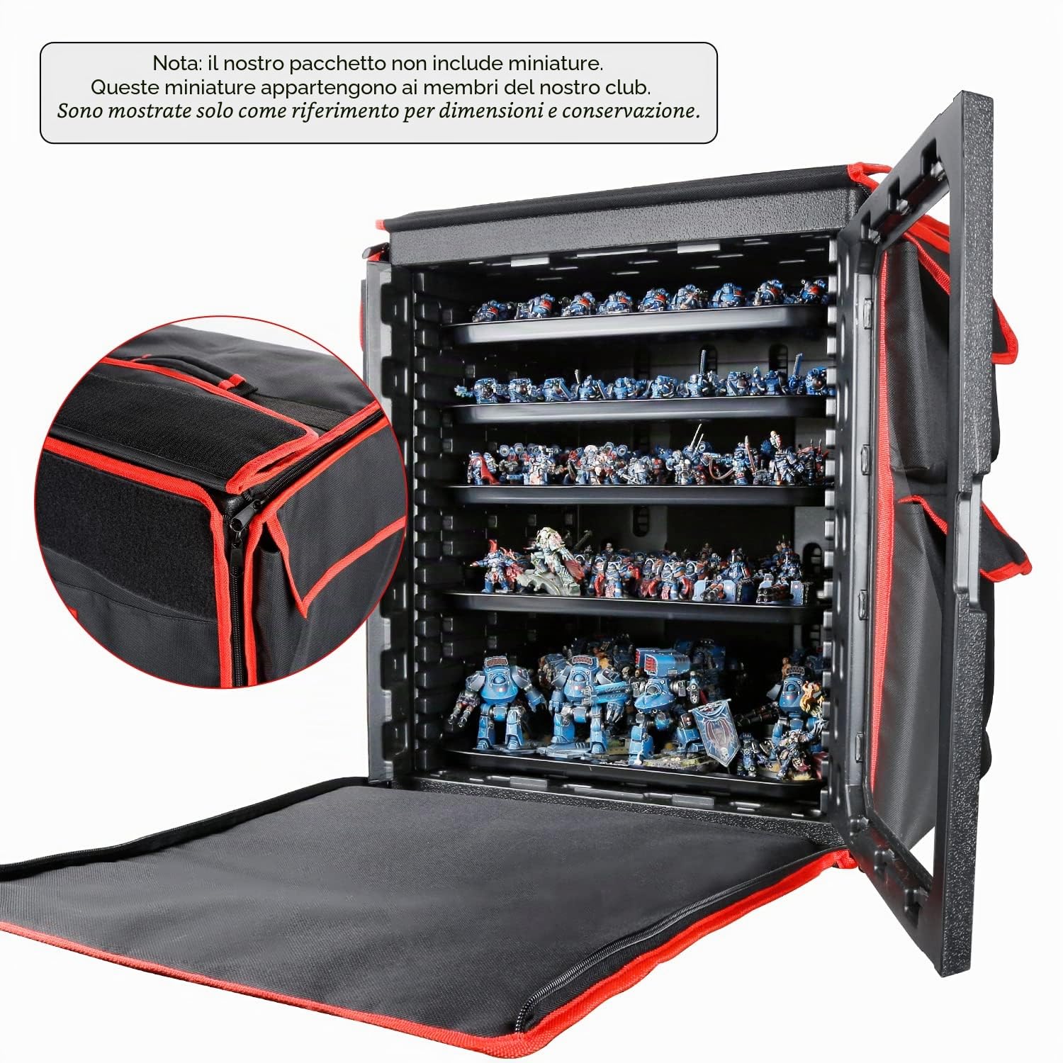 Jucoci Zaino per custodia in plastica Miniatures (solo zaino)