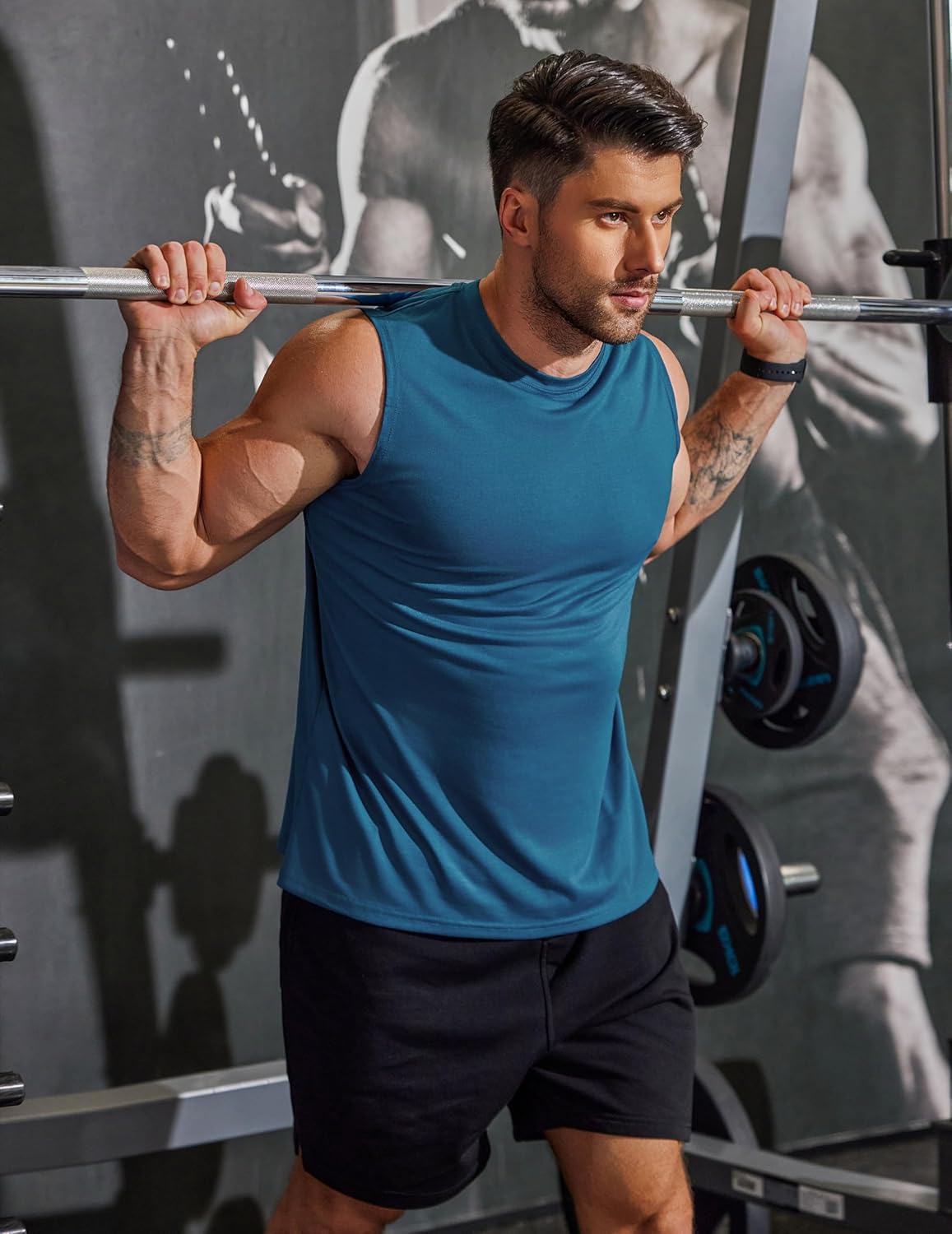 COOFANDY Men's 3 Pack Workout Tank Tops Gym Muscle Tee Bodybuilding Fitness Sleeveless T Shirts - Image 3