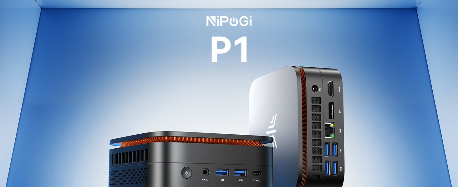 NiPoGi Essenx E1 Mini PC AMD Ryzen 3250U W-11 Pro (Defeat 3200U