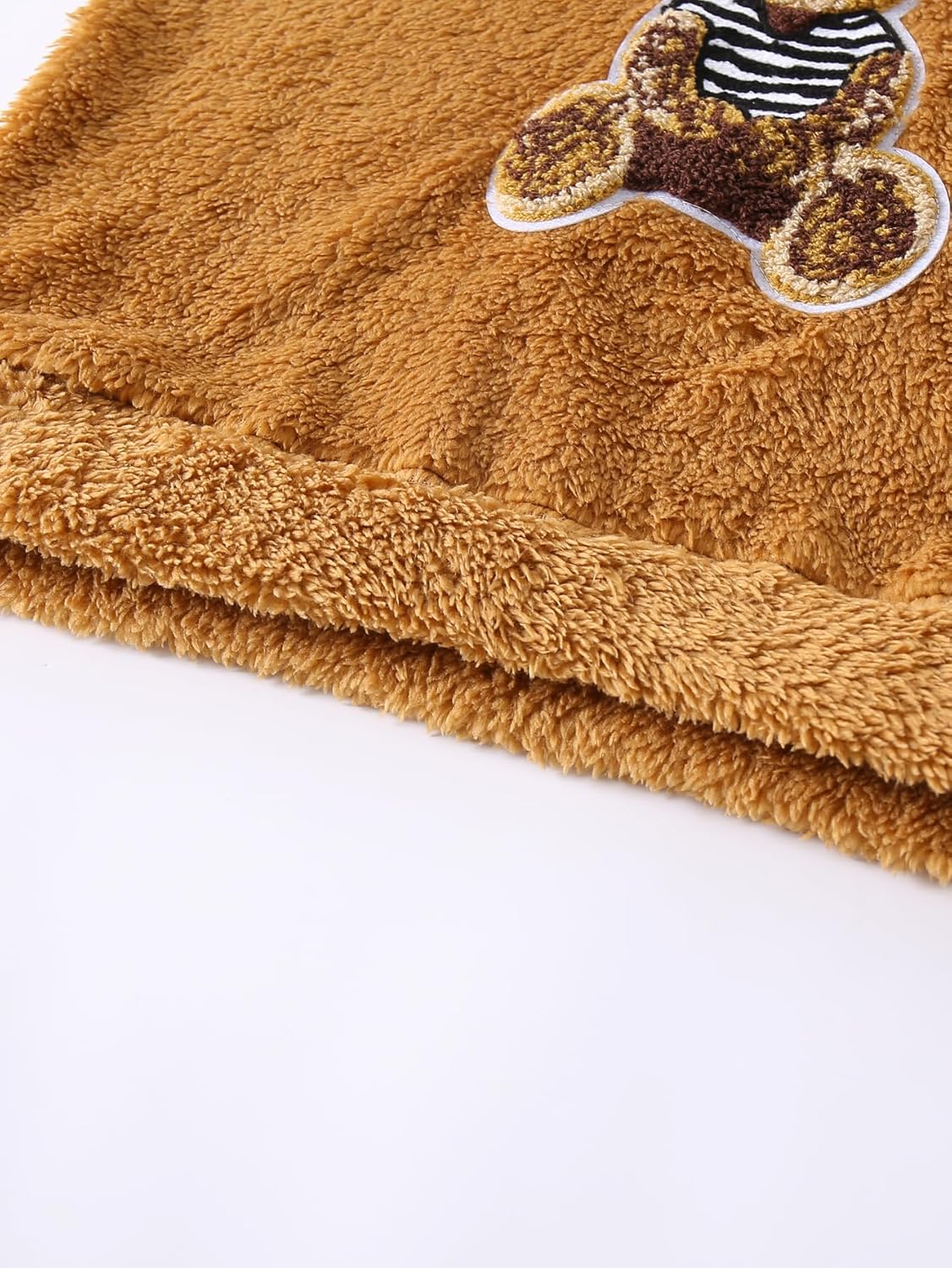 4 Piece Boys' Clothing Sets Fleece Hoodies Long Sleeve Solid Pullover Sweatshirt and Pants Winter Outfit 3-12Y - Image 4