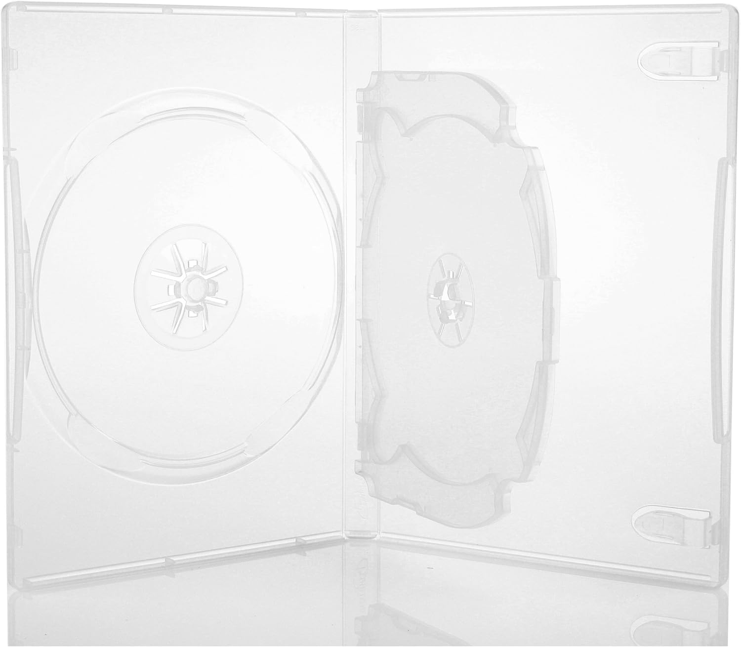 Cd/dvd Case 14mm Clear Triple (3Disc) PP DVD Cases with 1